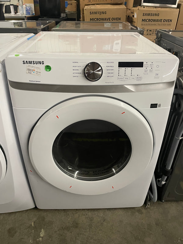 SAMSUNG DVG45T6000W 7.5 cu. ft. Gas Dryer with Sensor Dry