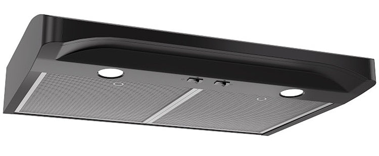 BROAN ALT136BL ADA Elite Alta 1 Series 36" Black Convertible Under-Cabinet Range Hood for modern kitchens
