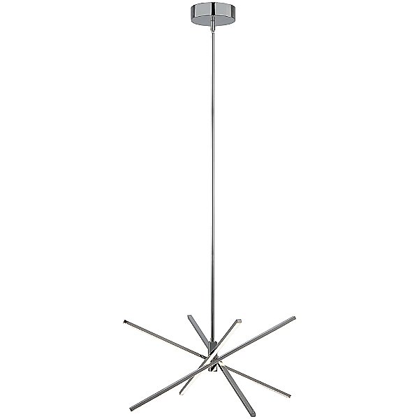 AFX Jaxx 24-inch LED pendant light polished chrome
