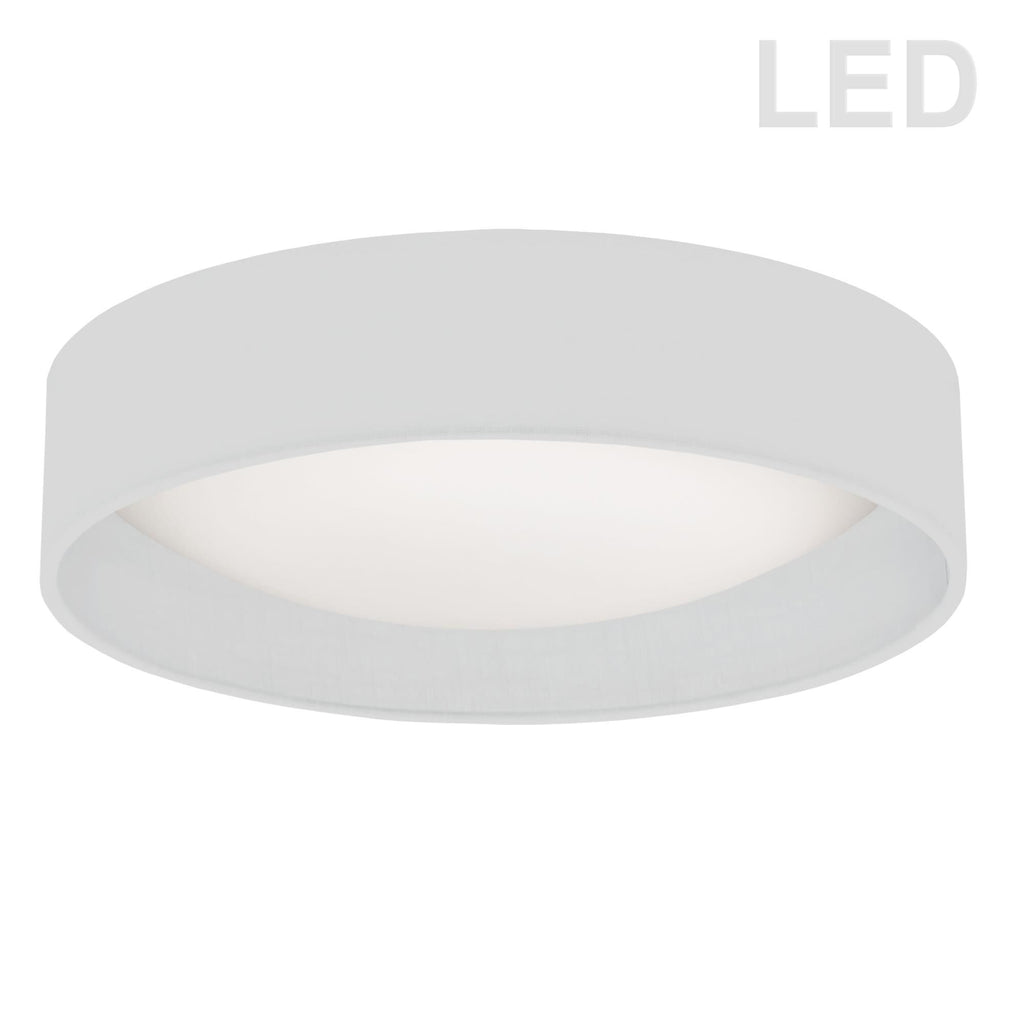 Dainolite Corinne LED ceiling light white finish