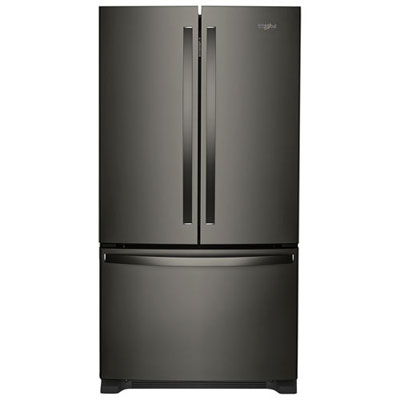 WHIRLPOOL WRF535SWHV 25.2 Cu. Ft. French Door Refrigerator with Internal Water Dispenser - Black Stainless Steel
