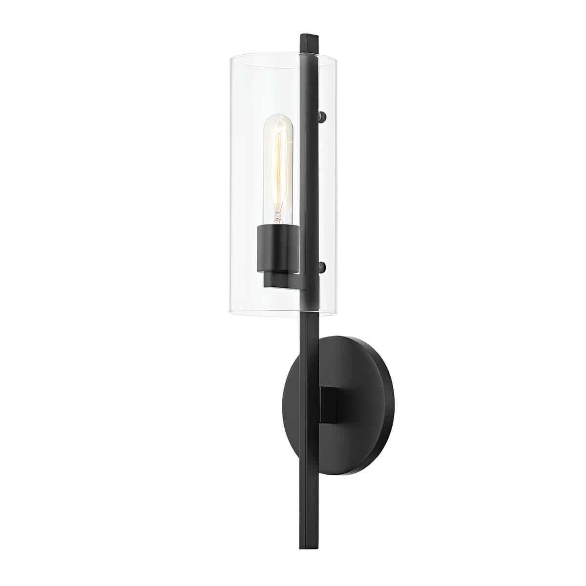 Hudson Valley H326101-SBK - Ariel 1-Light 60W Incandescent Wall Sconce in Soft Black for luxury appliances sale.
