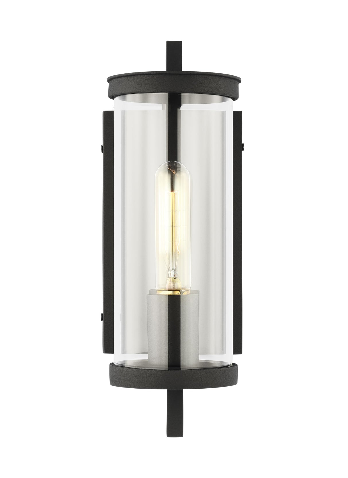 Visual Comfort CO1321TXB - Extra Small Wall Lantern with sleek design for outdoor aesthetics and functional lighting.