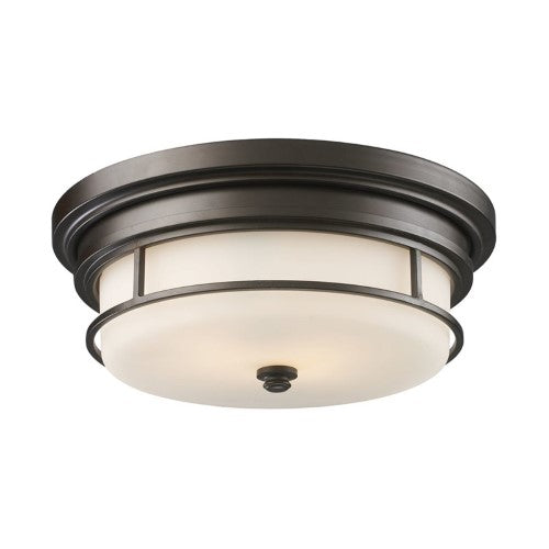 Elk Lighting Newfield LED flushmount oiled bronze