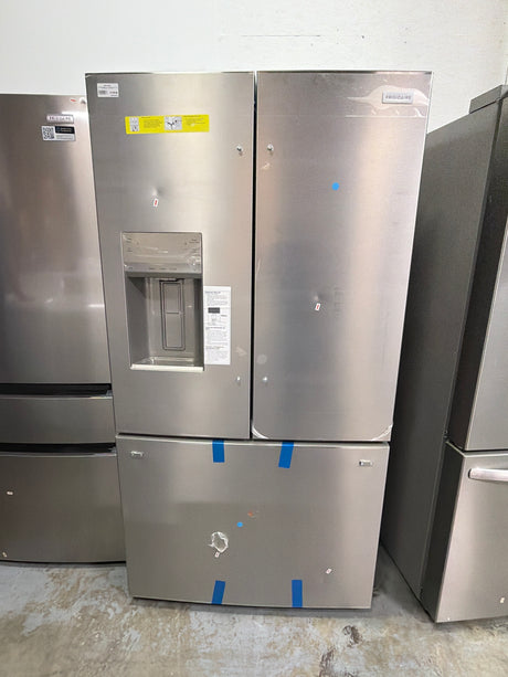 Frigidaire FRFC2323AS - 23 Cu. Ft. Counter-Depth French Door Refrigerator - Scratch & Dent with ice dispenser.