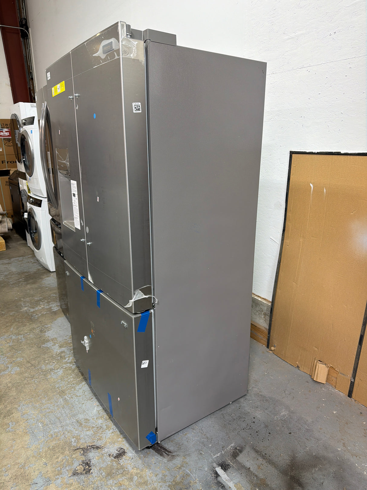 Frigidaire FRFC2323AS - 23 Cu. Ft. Counter-Depth French Door Refrigerator - Scratch & Dent, a premium appliance on sale.
