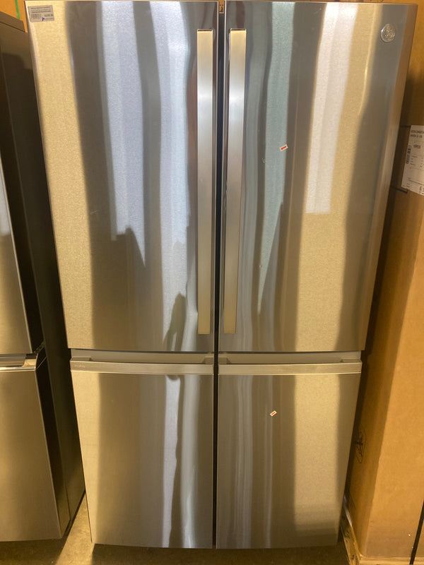 GE Profile PAD28BYTFS 36 Inch Freestanding 4-Door French Door Smart Refrigerator with 28 cu. ft. Total Capacity, Door in Door Configuration, TwinChill™ Evaporators, Dual-Dispense AutoFill Pitcher, Enh