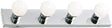 Design House 500892 - Traditional / Classic 4-Light Strip Light on a sleek metallic base, ideal for luxury appliances.