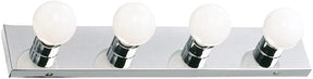 Design House 500892 - Traditional / Classic 4-Light Strip Light on a sleek metallic base, ideal for luxury appliances.