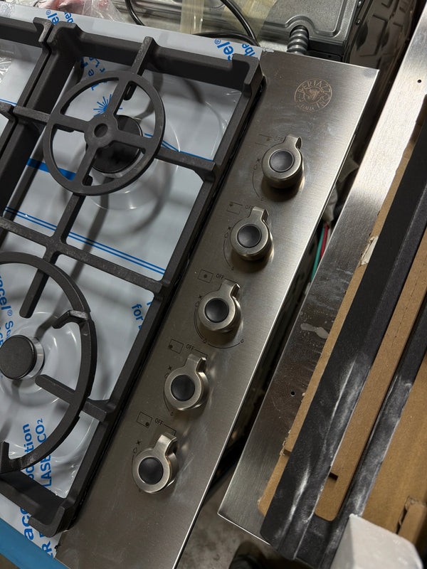BERTAZZONI PROF366QBXT 36 Drop-in Gas Cooktop 6 brass burners - Scratch & Dent