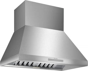 THERMADOR HPCN36WS Pyramid Chimney Wall Hood 36'' Stainless Steel for premium kitchen ventilation, available through appliance liquidation.