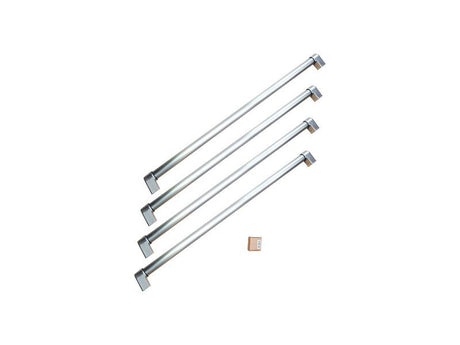 BERTAZZONI MASHK36FD Handle Kit for 36 Inch 4-Door French Door Refrigerator - Master Series, Brushed Stainless Steel