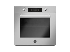 BERTAZZONI PROF30FSEXT 30 Inch Single Convection Electric Wall Oven with 4.1 Cu. Ft. Capacity, Dual Diagonal Convection, Self-Cleaning.