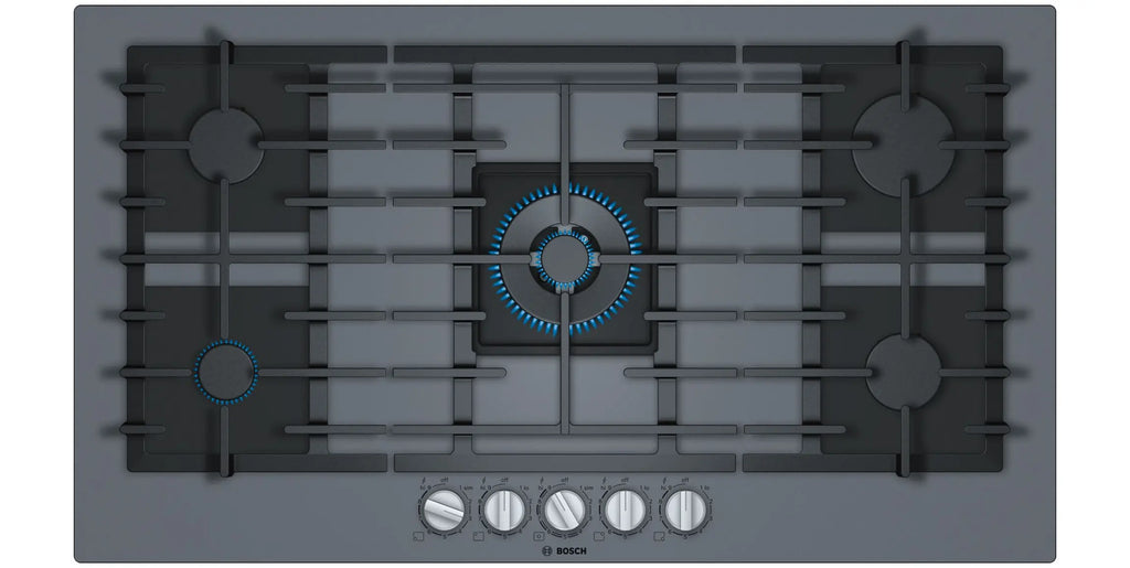 BOSCH gas cooktop 5 burners gray design