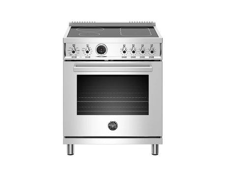 BERTAZZONI PROF304INSXT 30 Inch Freestanding Induction Range with 4 Heating Zones, 4.6 cu. ft. Capacity