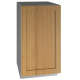 U-Line UHRE518-IS01A UL-SOLID REF 18" REV HINGE INTGR 115V built-in refrigerator with wood panel door design