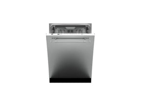 BERTAZZONI DW24XT 24" Inch Fully Integrated Built-In Dishwasher with 16 Place Setting Capacity, 6 Wash Cycles, 5 Wash Options, Flexible Top Drawer.