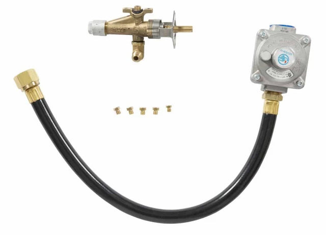 Coyote CLP2NG Conversion Kit includes hose, valve, and regulator for appliance liquidations and upgrades.