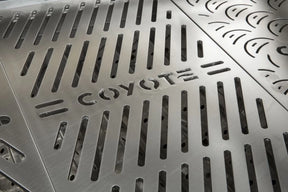 COYOTE CSIGRATE15 Signature Grates (3 Pack) Compatible with C1C28, C2SL30, C1SL42, C2SL42 & C2C42 close-up view in stainless steel.