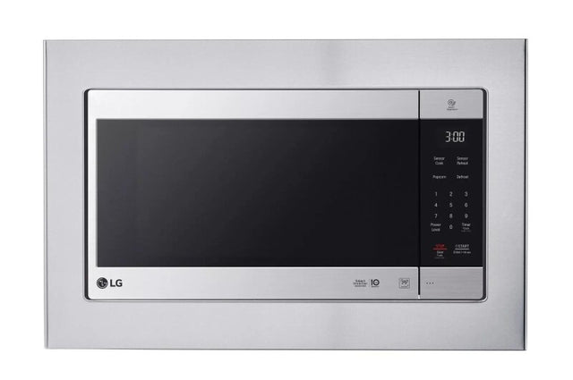 LG Appliance MK2030NST LG-30" BUILT-IN TRIM KIT FOR CMO, SS with premium stainless steel finish for luxury kitchens.