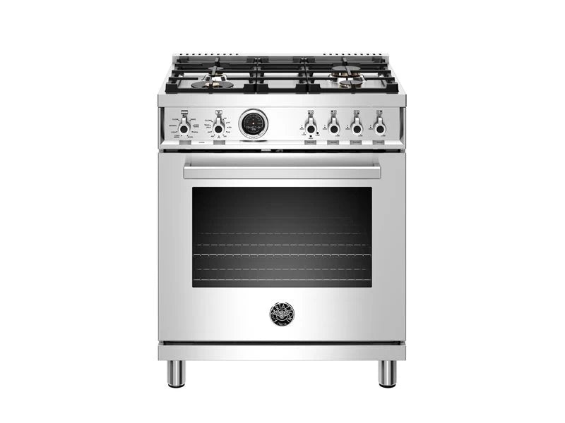 Bertazzoni prof304dfsxt 30" Stainless Steel Freestanding Dual Fuel Range
