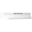 Broan 412401 BR-24in. WHITE DUCTFREE HOOD features a sleek design and 2-speed fan switch, perfect for your kitchen appliance needs.