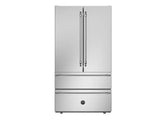 BERTAZZONI REF36FDFIXNV 36" Freestanding Refrigerator, Counter Depth, French Door, Stainless Steel - luxury appliances sale