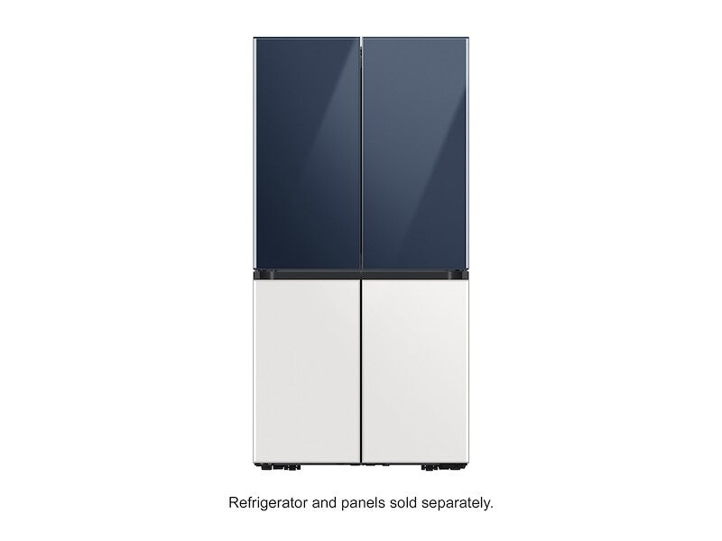 SAMSUNG BESPOKE white glass refrigerator panel