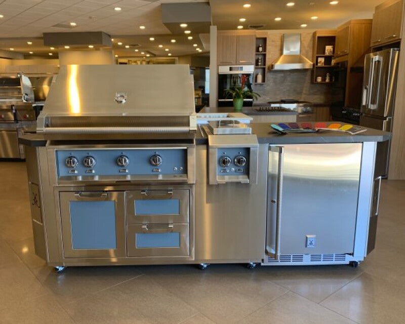 Hestan AGSDR36BK 36 Inch Double Drawer and Storage Door Combination: Stealth