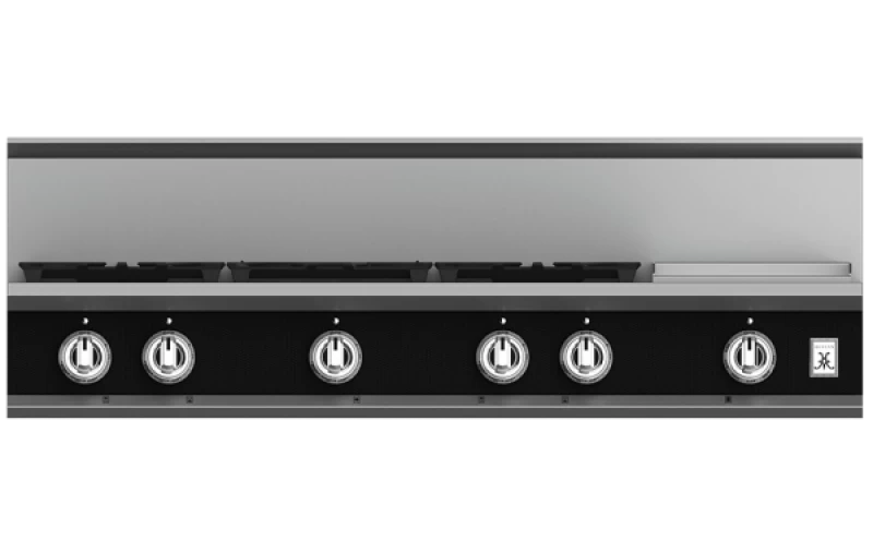 Hestan 5 Burner Griddle Rangetop in Black