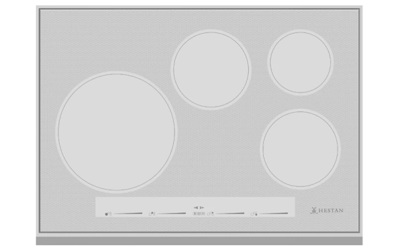 Hestan Induction Cooktop, 30-inch, Metallic Silver