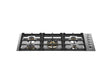 Bertazzoni PROF365QBXT BZ-36" DROP-IN GAS CKTP 5 BRASS BURNERS for luxury kitchen appliances.