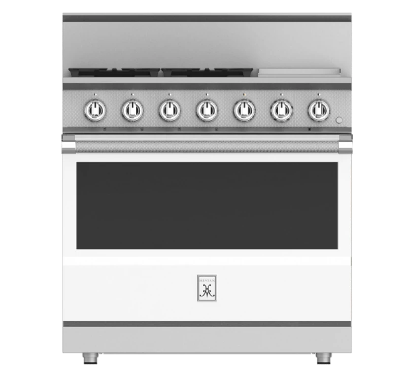 Hestan KRG365NGWH - RANGE, 5 BURNER, ALL GAS, 36" - NG - WHITE