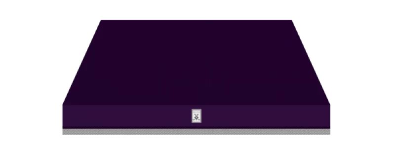 Hestan range hood 900 CFM purple finish