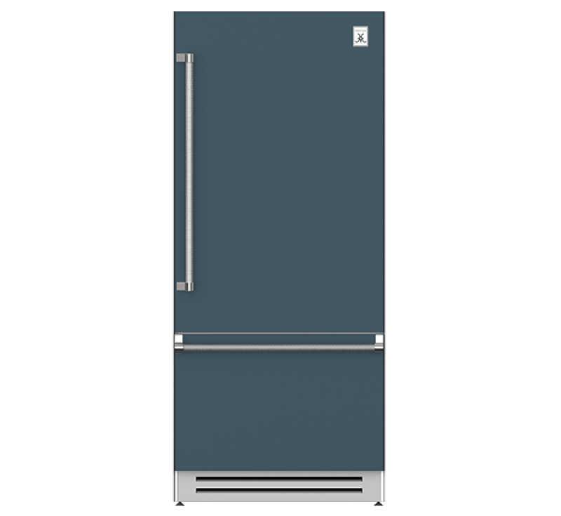Hestan Bottom Mount Refrigerator Dark Gray 36"