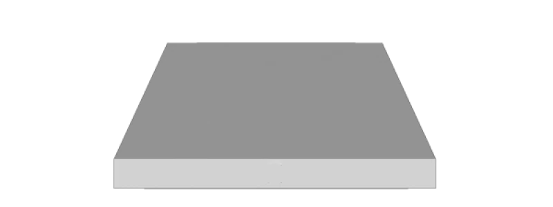 Gray mattress top view for comfort