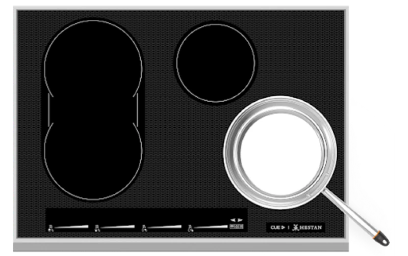 Hestan induction cooktop with smart technology
