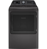 GE PTD90EBPTDG Profile™ 7.3 cu. ft. Capacity Smart Electric Dryer with Fabric Refresh front view.