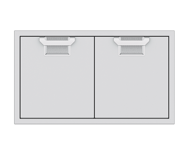 Hestan Aspire AEAD36 36 Inch Double Access Doors with Adjustable Door Alignment, Recessed Marquise™ Panel and Commercial Grade Handle