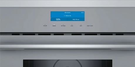 Thermador MB30WS TH-MAST SOLO MICROWAVE 30" 120V touchscreen display with sensor cook features.