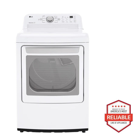 LG DLG7151W 7.3 cu. ft. Ultra Large Capacity Gas Dryer with Sensor Dry Technology - discounted premium appliances.