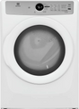 Electrolux ELFG7337AW ELX-8 CU FT WHITE FRONT LOAD GAS DRYER with luxury features and LED display