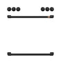 Cafe CXFCHHKPMFB Handle Kit for most Café Electric Ranges - Flat Black, perfect for appliance liquidation and overstock appliances.