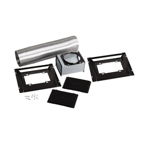 BROAN RKE58 Non-Duct Kit for EW58 Range Hoods with flexible duct, filter trays, and installation hardware.