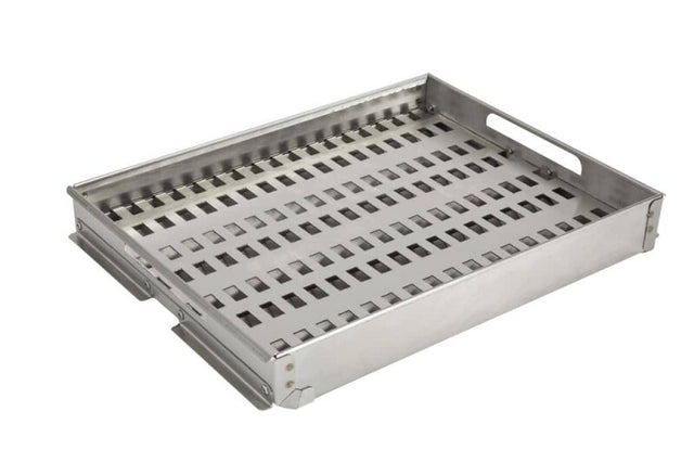 COYOTE CCHTRAY15 Stainless Steel Charcoal Tray for 28-Inch, 30-Inch & 42-Inch Grills with durable design.