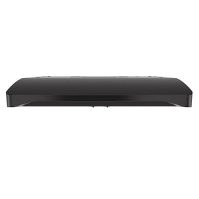 BROAN ALT136BL ADA Elite Alta 1 Series 36" Black Convertible Under-Cabinet Range Hood side view.