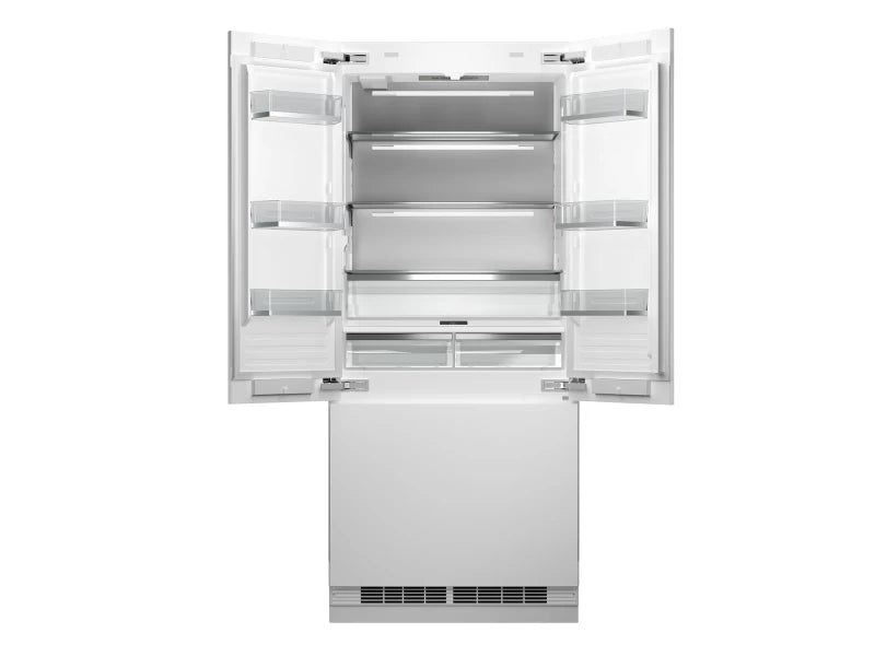 BERTAZZONI REF36FDBZPNV 36 inch built-in French Door Refrigerator with ice maker and internal water dispenser