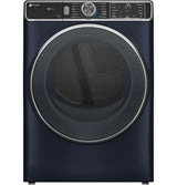 GE PFD87GSPVRS 28 Inch Front Load Smart Gas Dryer with 7.8 cu ft Capacity, Steam Cycle, Washer Link, Built In Wi-Fi, Steam Sanitize, Quick Dry, Reduce Static, Wrinkle Care, Damp Alert, 4 Way Venting.
