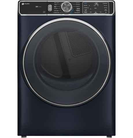 GE PFD87GSPVRS 28 Inch Front Load Smart Gas Dryer with 7.8 cu ft Capacity, Steam Cycle, Washer Link, Built In Wi-Fi, Steam Sanitize, Quick Dry, Reduce Static, Wrinkle Care, Damp Alert, 4 Way Venting.