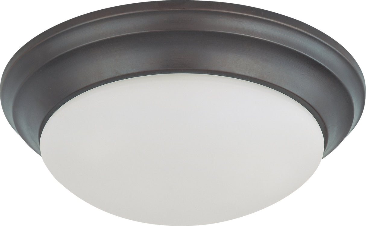 NUVO Lighting 60-3176 - 2 Light 14" Flush Twist & Lock flush mount fixture with modern design.